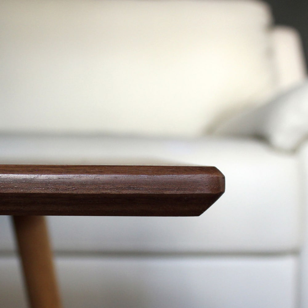 Classic Walnut Teak Coffee Table - Mid Century Modern Eames Style Design Boho Wood Furniture