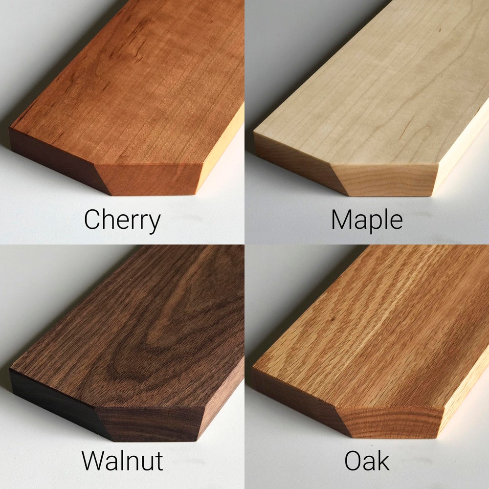 Apollo Side Table & Colorful Drawer Options, Handmade Wood Mid Century Modern - Oak, Cherry, Walnut or Maple, Retro Style, Bedroom Furniture