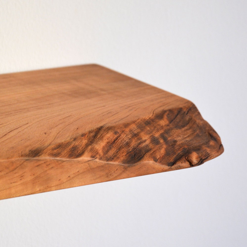 Cherry live edge floating shelf / floating bedside shelf / floating kitchen shelf / floating entryway shelf