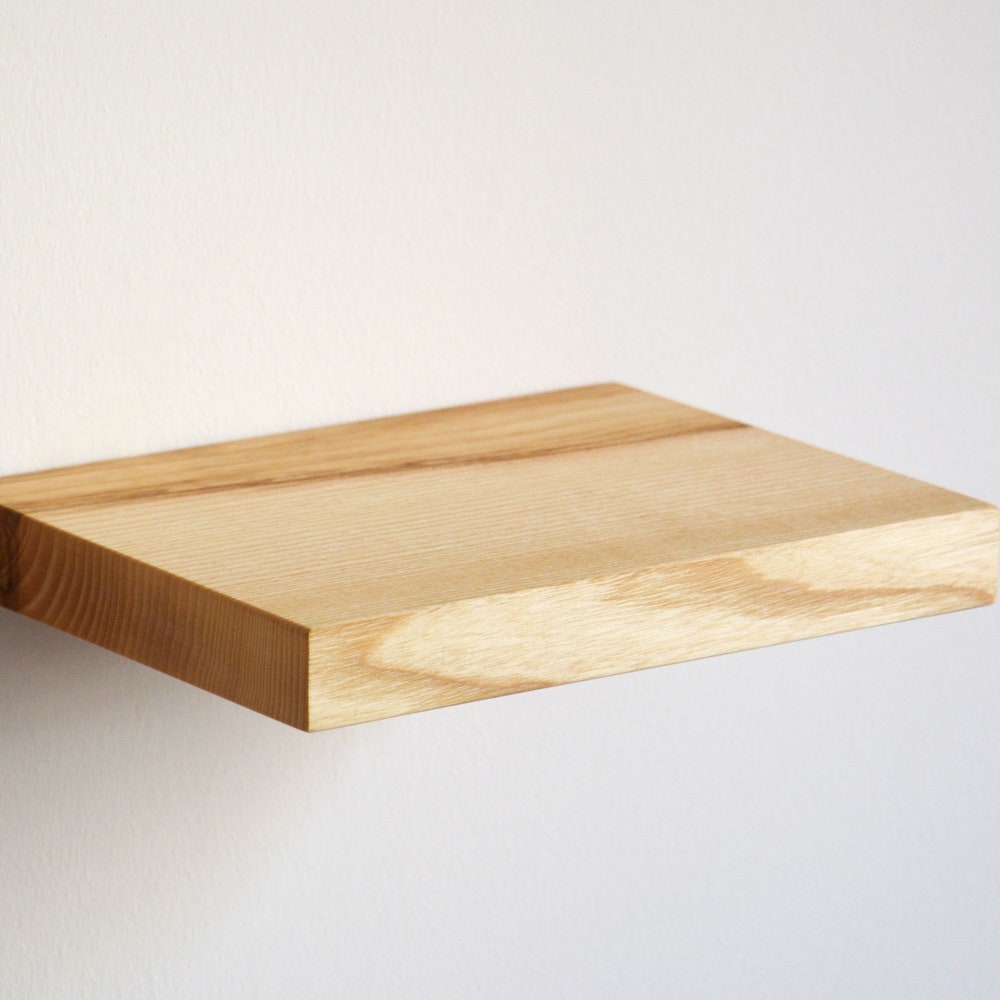 Ash floating shelf / floating bedside shelf / floating kitchen shelf / floating entryway shelf