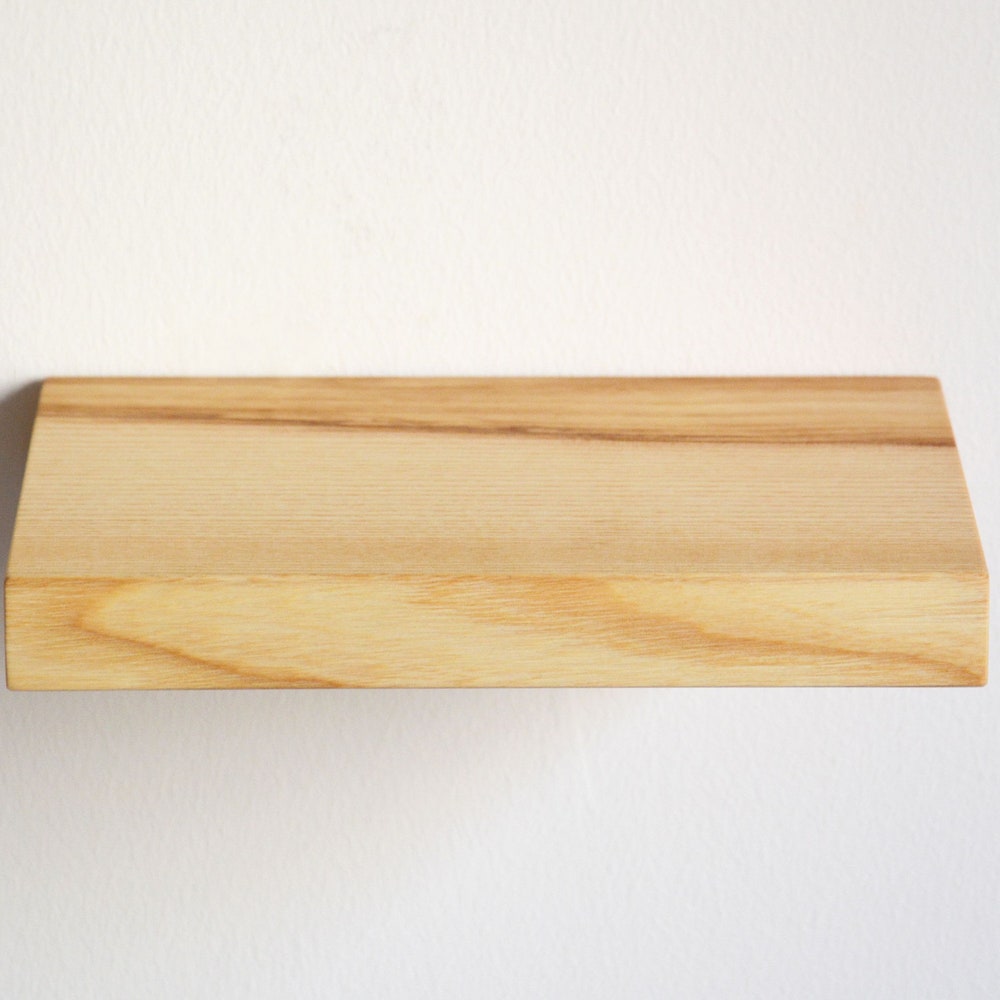 Ash floating shelf / floating bedside shelf / floating kitchen shelf / floating entryway shelf