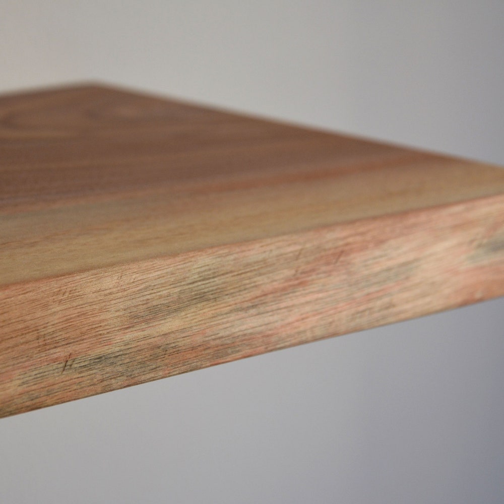 Black walnut live edge floating shelf / floating bedside shelf / floating kitchen shelf / floating entryway shelf