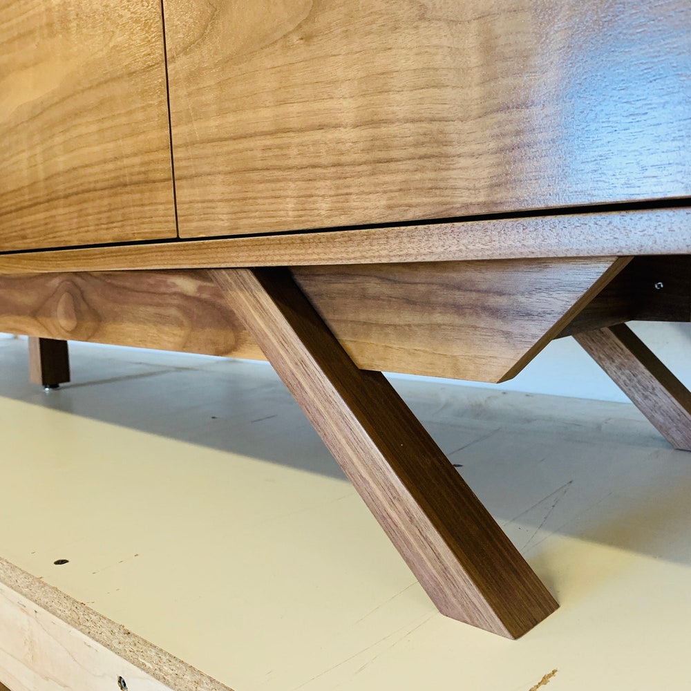 84" Bespoke Statement Credenza - 4 Doors, 3 Drawers - Customize to Your Unique Style