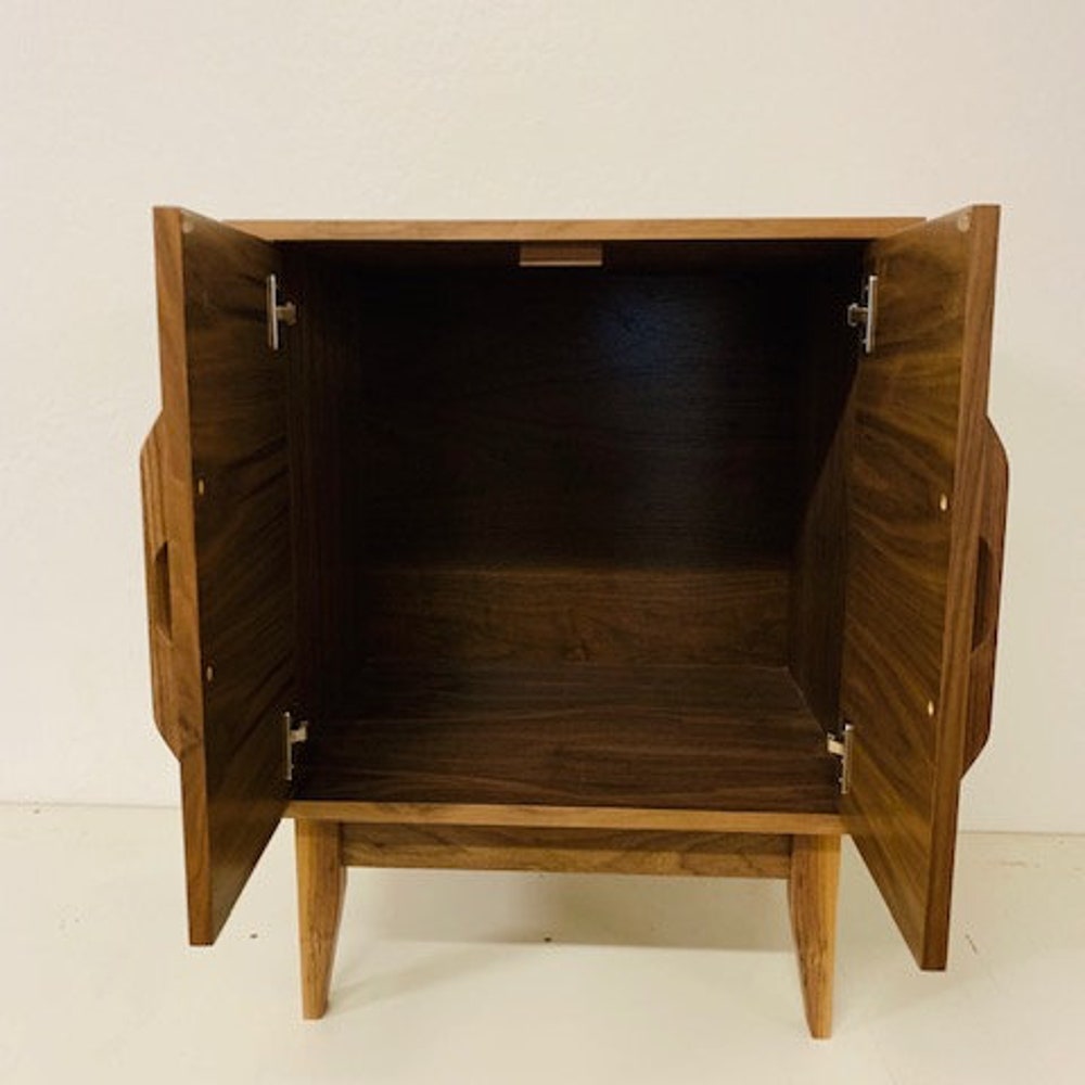 24" Mid Century Bathroom Vanity Cabinet - Single Sink, 2 Doors, No Drawers - Custom to Your Unique Style - For  Home Build or Remodel