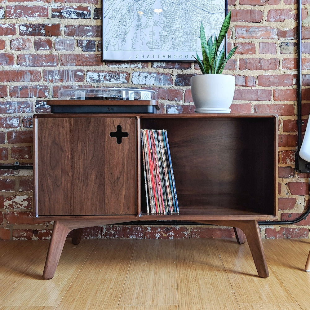 CREDENZA PLUS - 35" Walnut Console, Modern sideboard, Mid Century Buffet