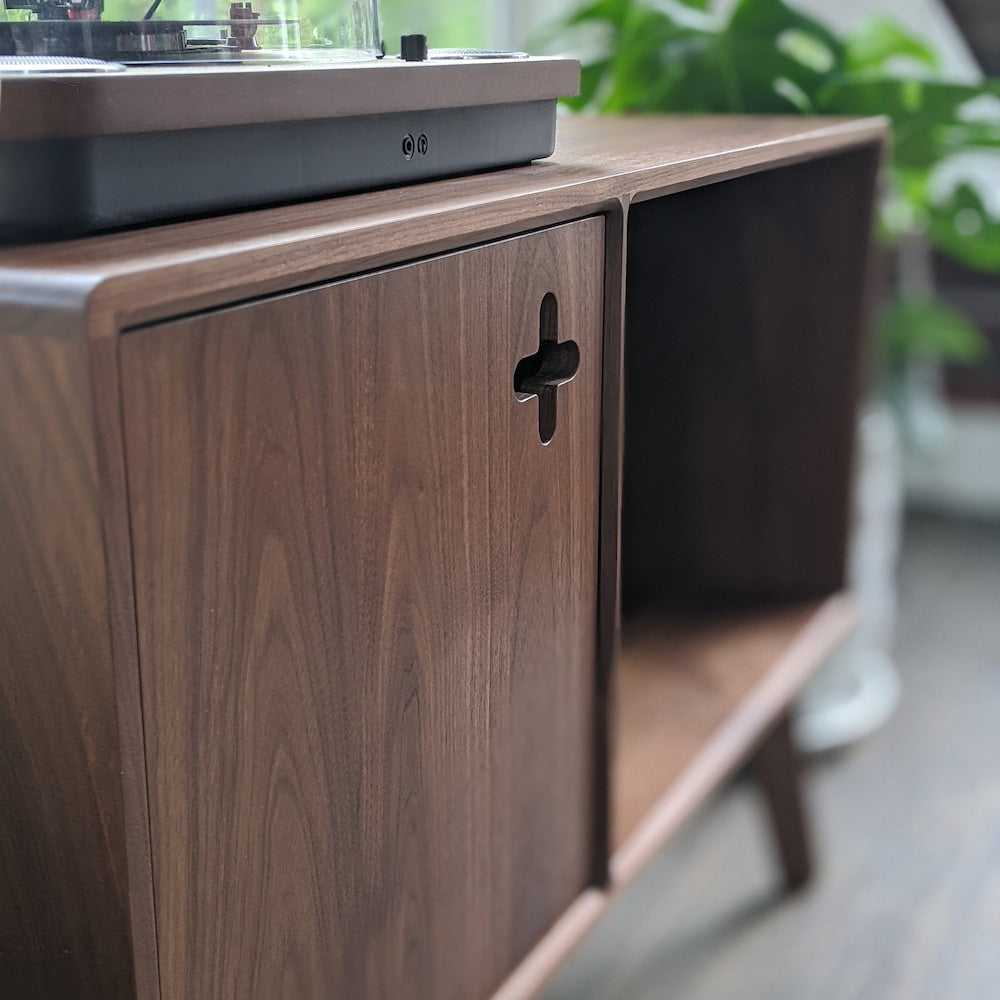 CREDENZA PLUS - 35" Walnut Console, Modern sideboard, Mid Century Buffet