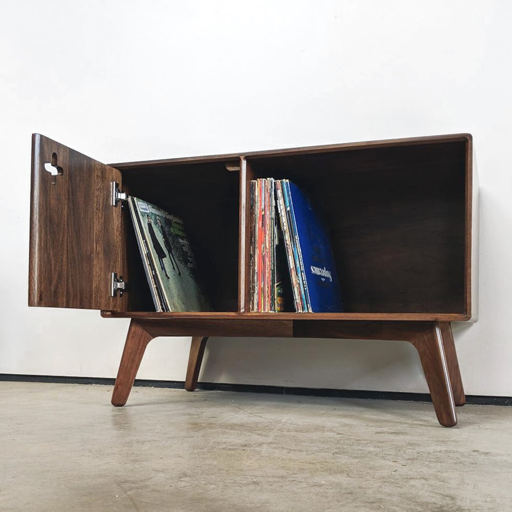 CREDENZA PLUS - 35" Walnut Console, Modern sideboard, Mid Century Buffet
