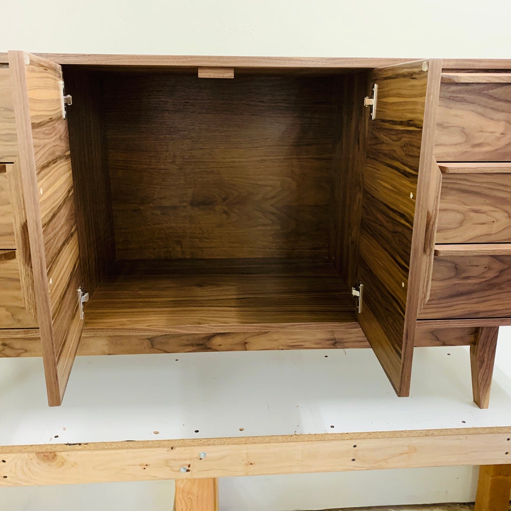 60" Bespoke Statement Credenza - 4 Doors, 6 Drawers - Customize to Your Unique Style