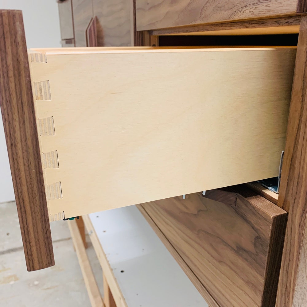 60" Bespoke Statement Credenza - 4 Doors, 6 Drawers - Customize to Your Unique Style