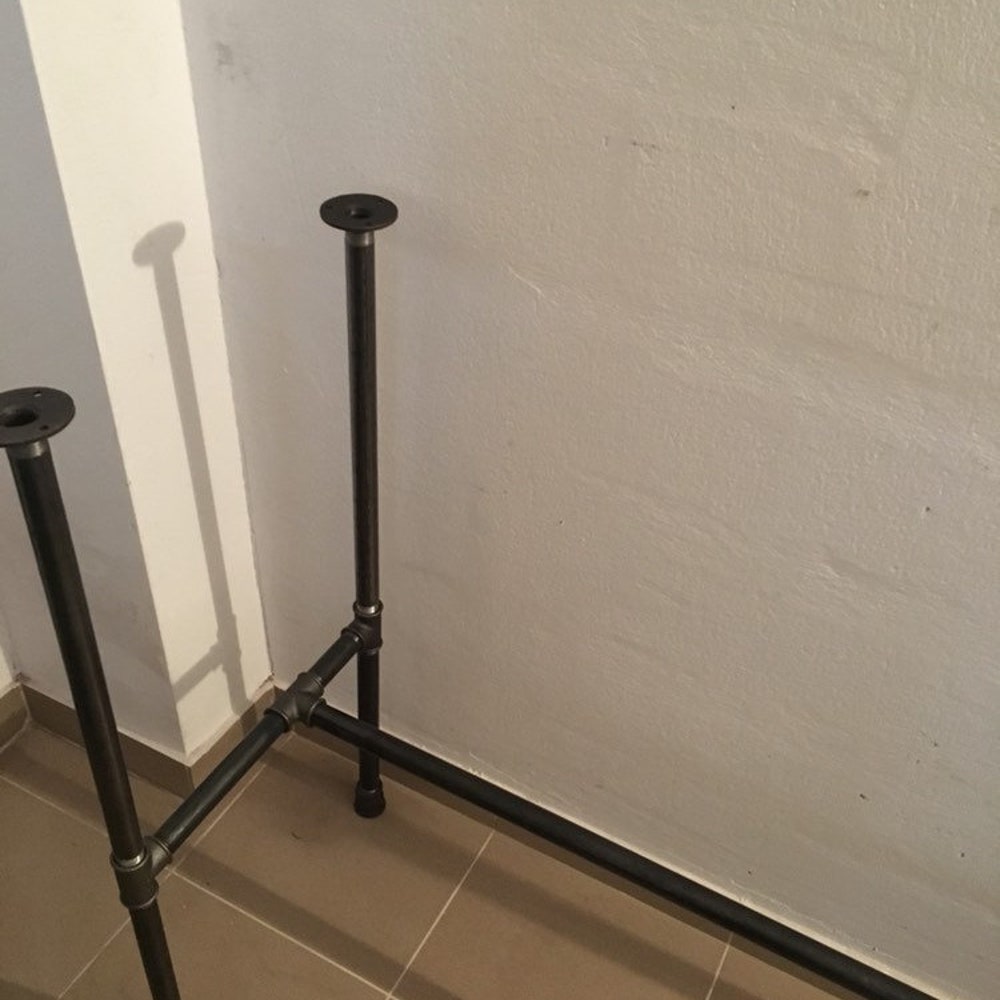 Table Legs DIY Stand Industrial Home Furniture, Wood top not included, Metal Pipe Frame, industrial  pipe