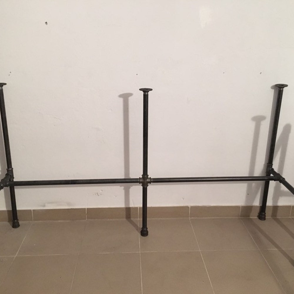 Table Legs DIY Stand Industrial Home Furniture, Wood top not included, Metal Pipe Frame, industrial  pipe