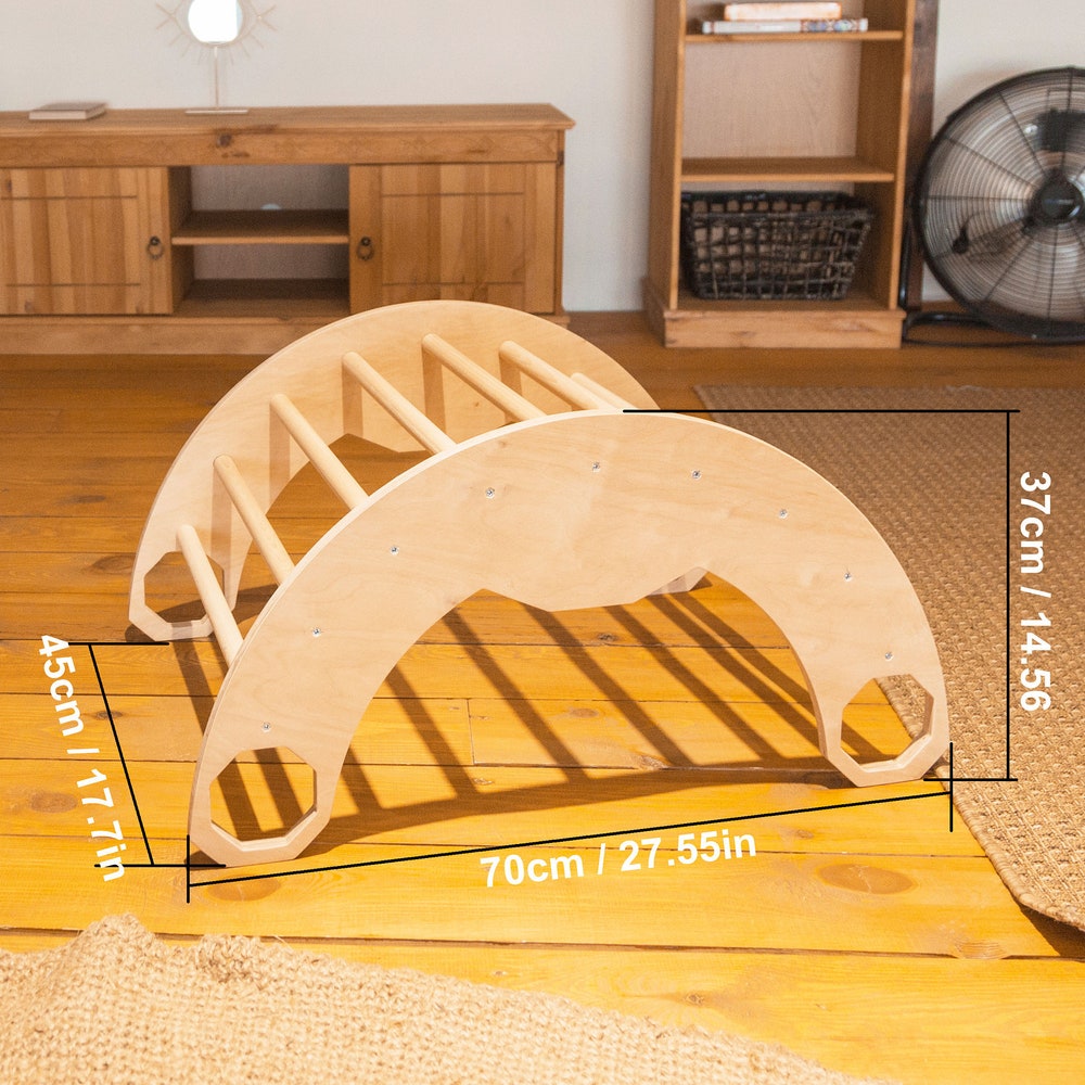 Climbing arch, Baby Activity Board, Montessori furniture, Toddler Gym, Toddler arch, Wooden climb toy Climbing furniture Wood play gym