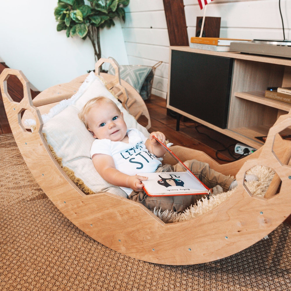 Climbing arch, Baby Activity Board, Montessori furniture, Toddler Gym, Toddler arch, Wooden climb toy Climbing furniture Wood play gym