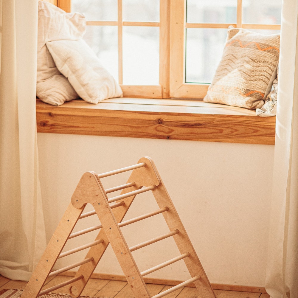Climbing Foldable triangle - Baby climber, Climbing ladder Step triangle Climbing frame Kletterdreieck