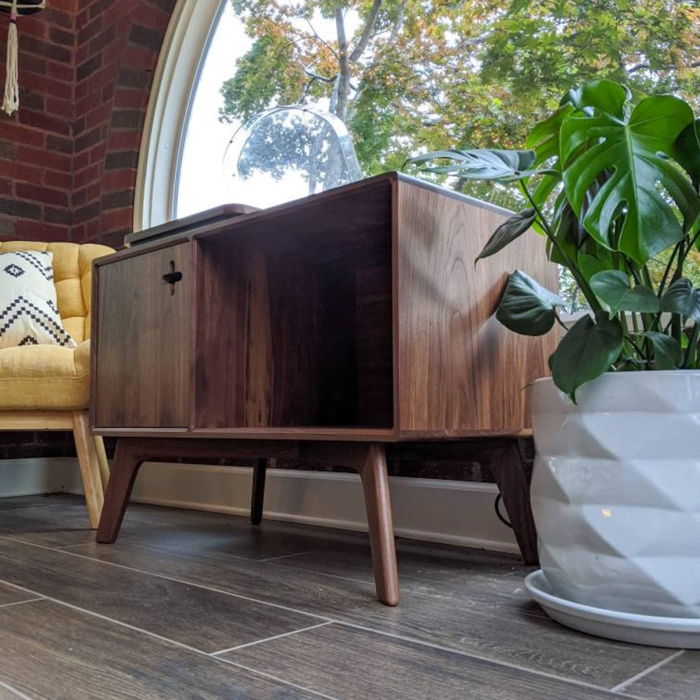 CREDENZA PLUS - 35" Walnut Console, Modern sideboard, Mid Century Buffet