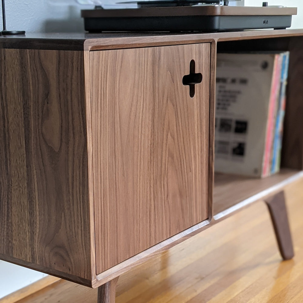 CREDENZA PLUS - 35" Walnut Console, Modern sideboard, Mid Century Buffet