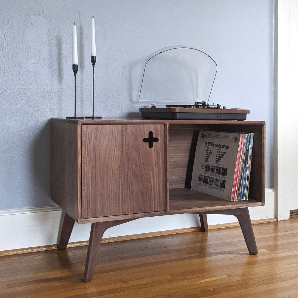 CREDENZA PLUS - 35" Walnut Console, Modern sideboard, Mid Century Buffet