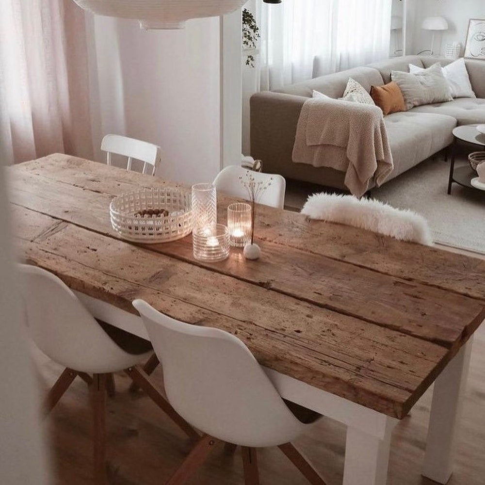 Dining room/kitchen/bar table  oak Wood rustic Unique Live Edge custom reclaimed WoodenSolid slab luxury /coffee/sehpa/end table