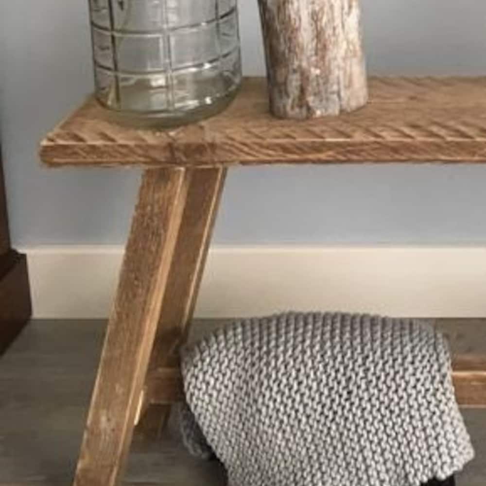 Console/sofa/Entrway table Rustic custom reclaimed Wood/Wooden/Solid/Live edge/slab luxury end/side/foyer/entry/kitchen/coffee/sehpa/ table