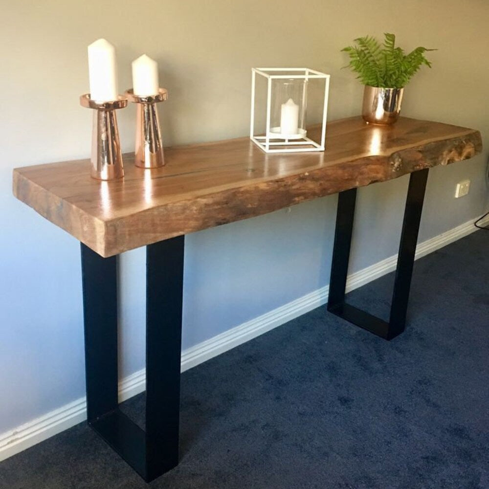 Console/sofa/Entrway table Rustic custom reclaimed Wood/Wooden/Solid/Live edge/slab luxury end/side/foyer/entry/kitchen/coffee/sehpa/ table