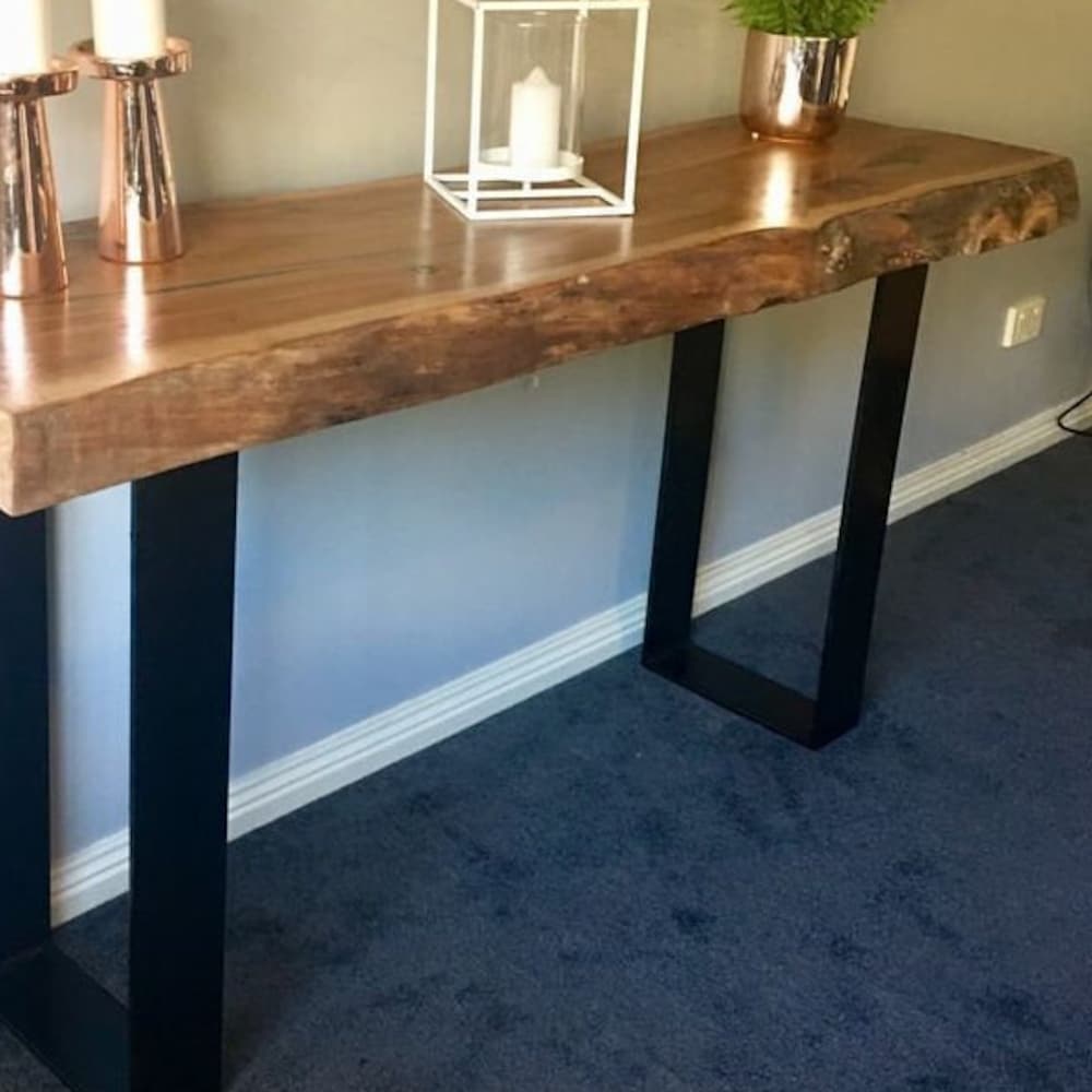 Console/sofa/Entrway table Rustic custom reclaimed Wood/Wooden/Solid/Live edge/slab luxury end/side/foyer/entry/kitchen/coffee/sehpa/ table