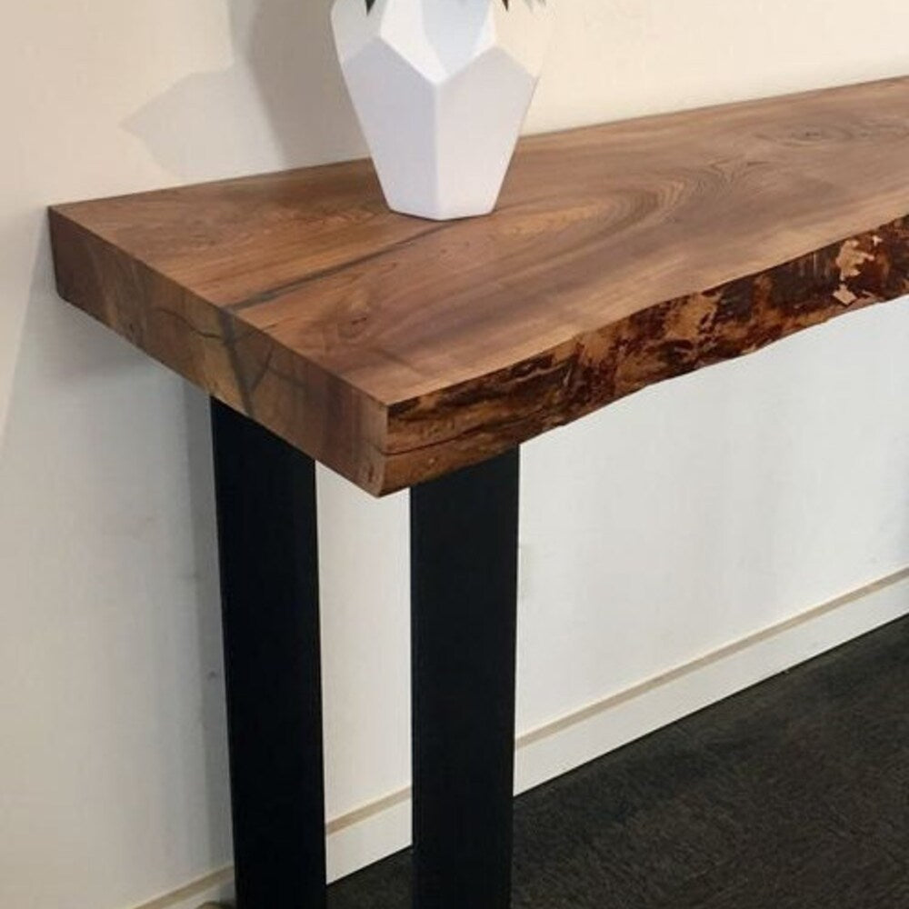 Console/sofa/Entrway table Rustic custom reclaimed Wood/Wooden/Solid/Live edge/slab luxury end/side/foyer/entry/kitchen/coffee/sehpa/ table
