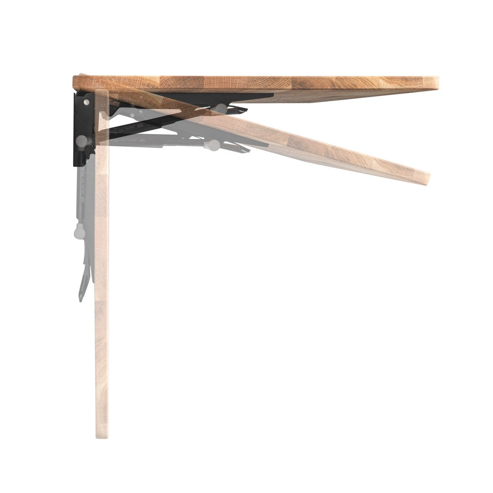 Wooden Folding Desk, Oak Floating Table, Adjustable Wall Mount Desk, Space Saving Murphy Desk, Fold Down Drafting Drawing Artist Desk