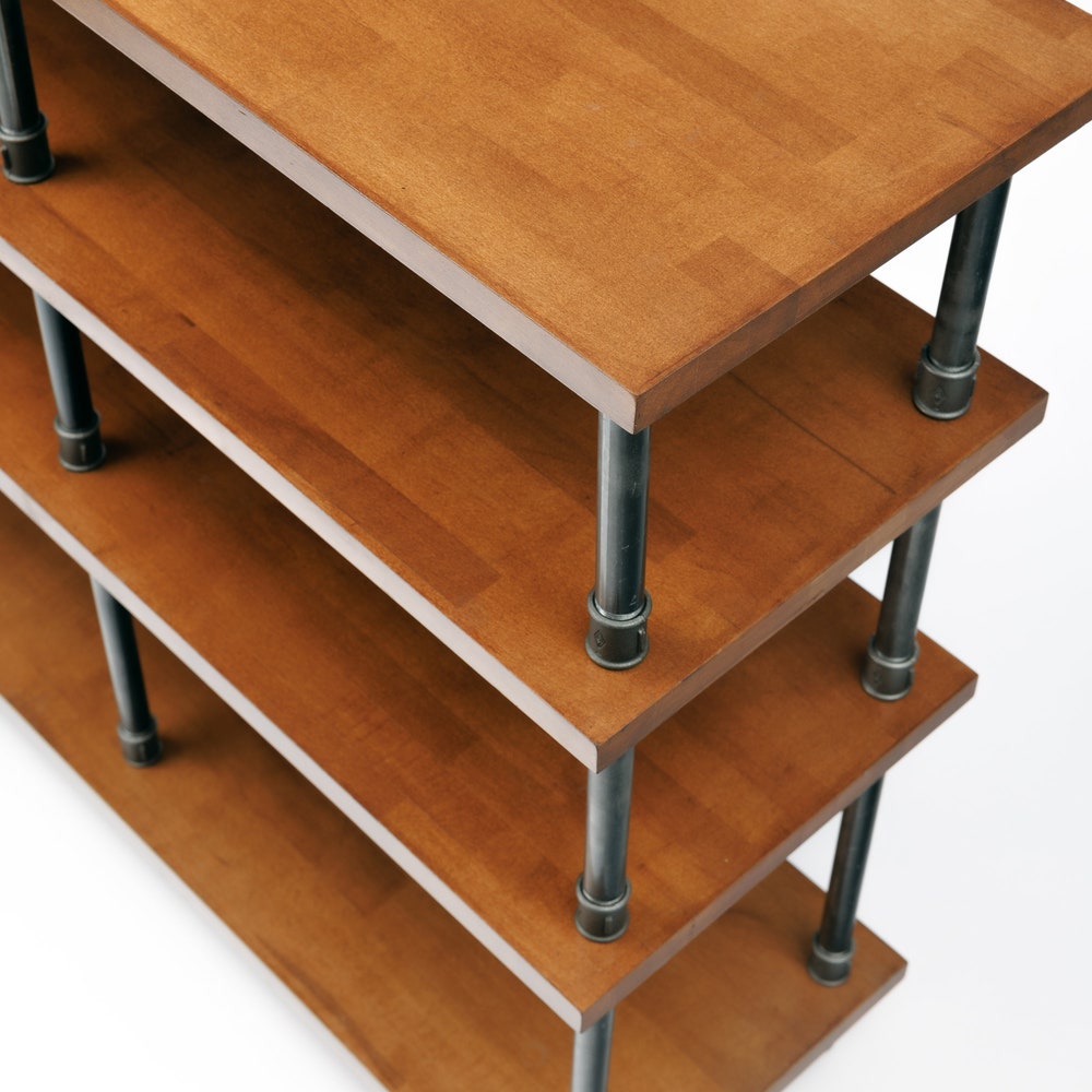 4 in 1 Registered design stand, 4 Tier Industrial Pipe Stand, Record player stand, Vinyl record storage, Record cabinet, Record  console