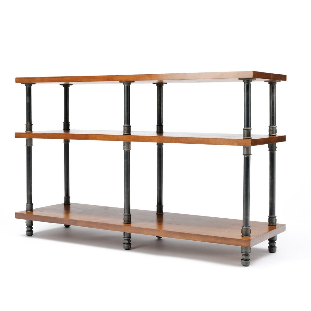 3 in 1 Registered design stand, 3 Tier Industrial Pipe Stand, Record player stand, Vinyl record storage, Audiophile rack, Record player