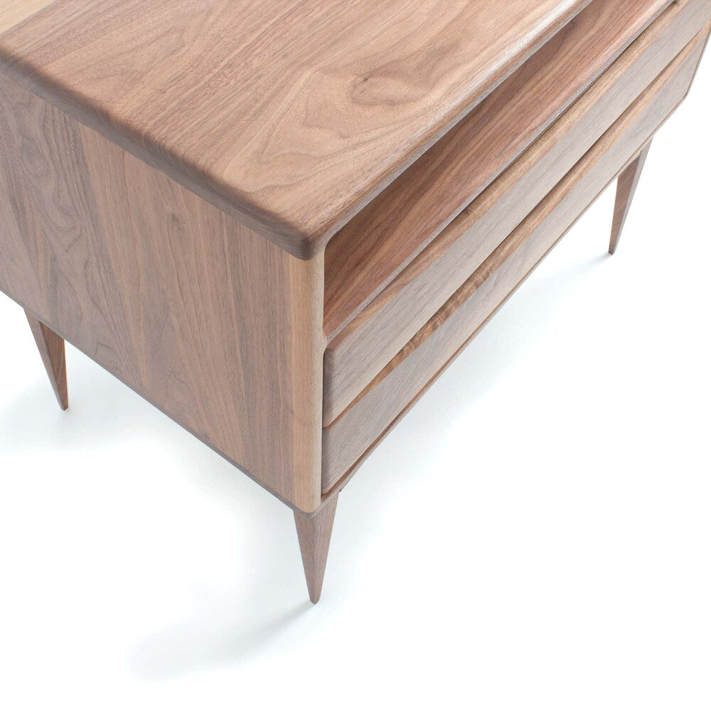 walnut nightstand walnut console tabel smalle mid century entryway table mid century console table walnut bedside table table chevet paire
