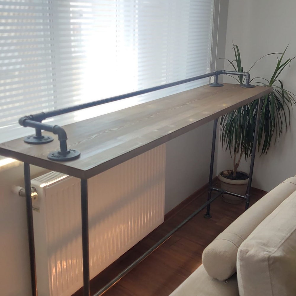 Wooden Bar Table, Buffet Table, Reclaimed Wood Table, Long Sofa Table, Entrance Hall Table, Industrial Bar Table, Drinking Table