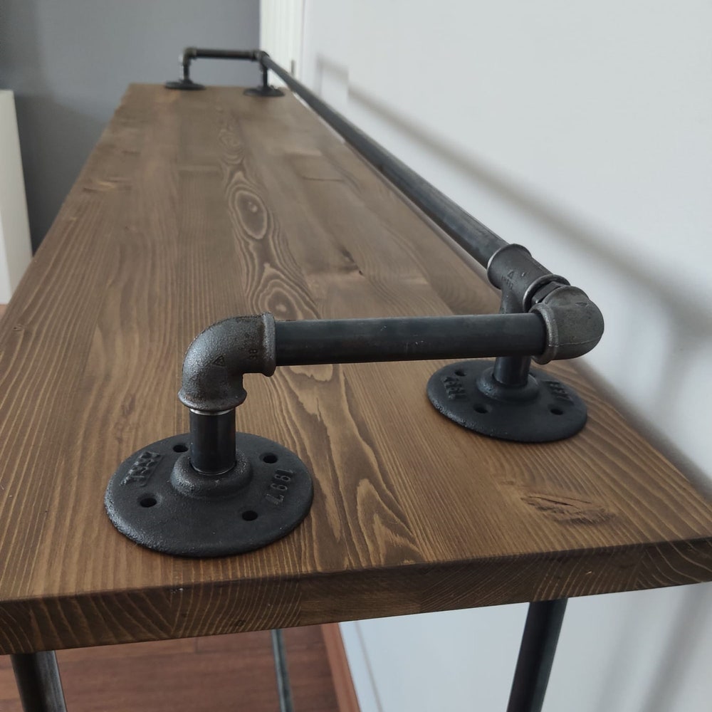 Wooden Bar Table, Buffet Table, Reclaimed Wood Table, Long Sofa Table, Entrance Hall Table, Industrial Bar Table, Drinking Table