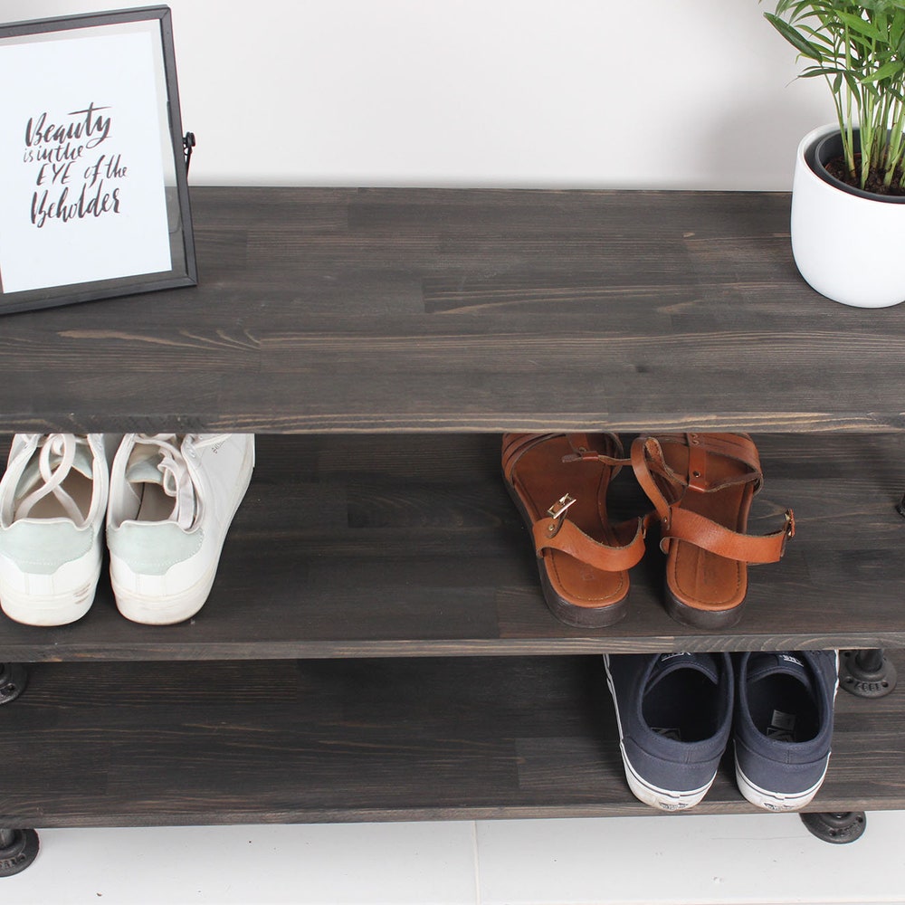 shoe storage - Entryway Organizer- Shoe Organizer - Shoe Rack - Entryway Bench - Entryway furniture - Sneaker Storage
