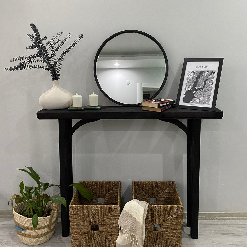 Console/Hallway/Entrway table Rustic custom reclaimed Wooden/Solid/Live edge luxury end/entry/kitchen/coffee/side/ table Gift for mom/her