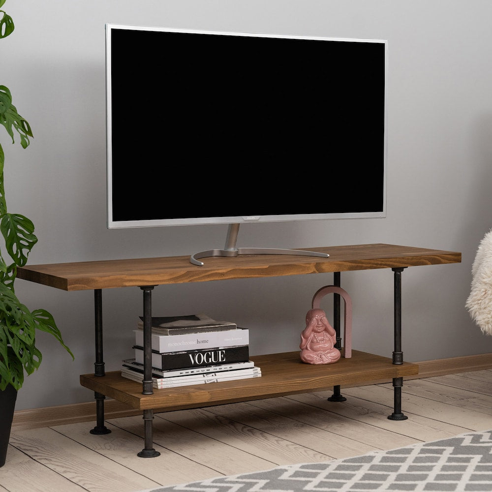 Wood and Metal Tv Unit -Mass / Industrial Tv Stand / Loft Tv Console  | media console |  rustic TV stand |industrial stylish furniture