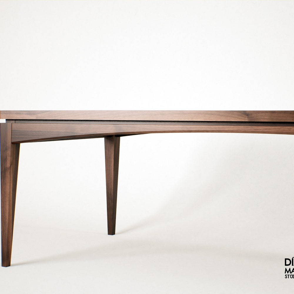 Art deco dinning room table, farm house table, wood dinning table, walnut dining table, mid century furniture, 1960s furniture