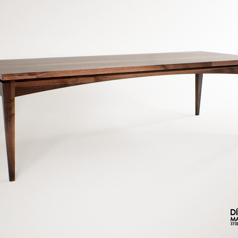 Art deco dinning room table, farm house table, wood dinning table, walnut dining table, mid century furniture, 1960s furniture