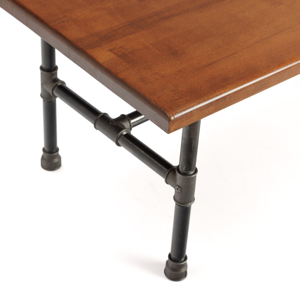 Industrial Pipe table, furniture, handmade, coffee table, round table, diy table, black pipe table, living table