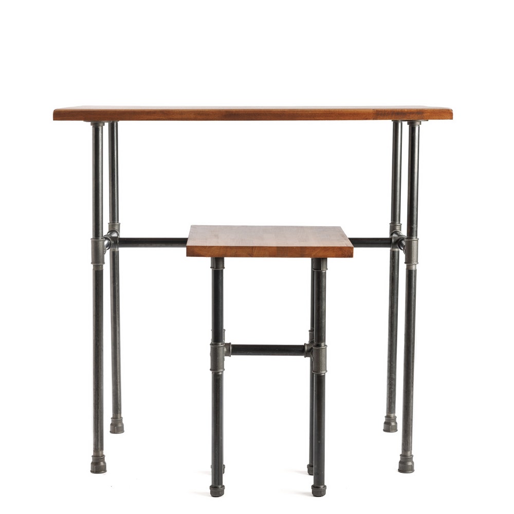 Desk table, Solid wood Entryway Table, Console, Entryway Furniture,  Industrial Decor,  Rustic Decor, Industrial Pipe, Handmade, Hall table