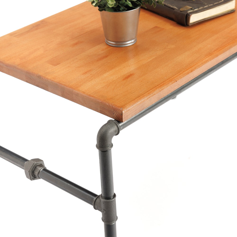 Industrial Pipe table, furniture, handmade, coffee table, round table, diy table, black pipe table, living table