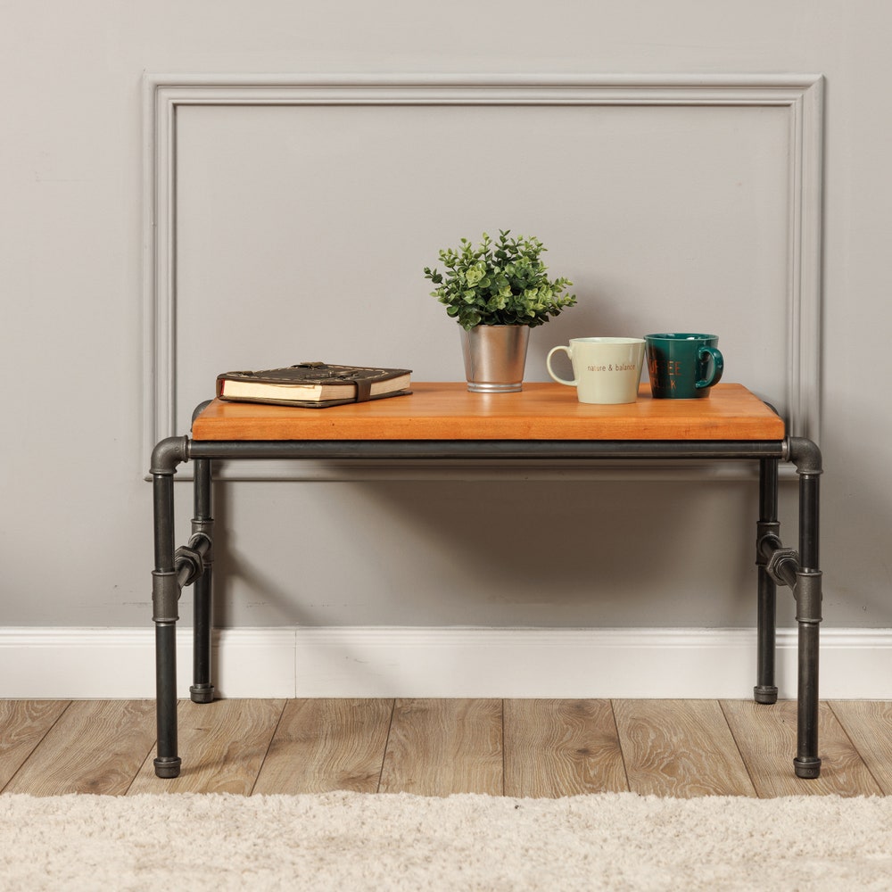 Industrial Pipe table, furniture, handmade, coffee table, round table, diy table, black pipe table, living table