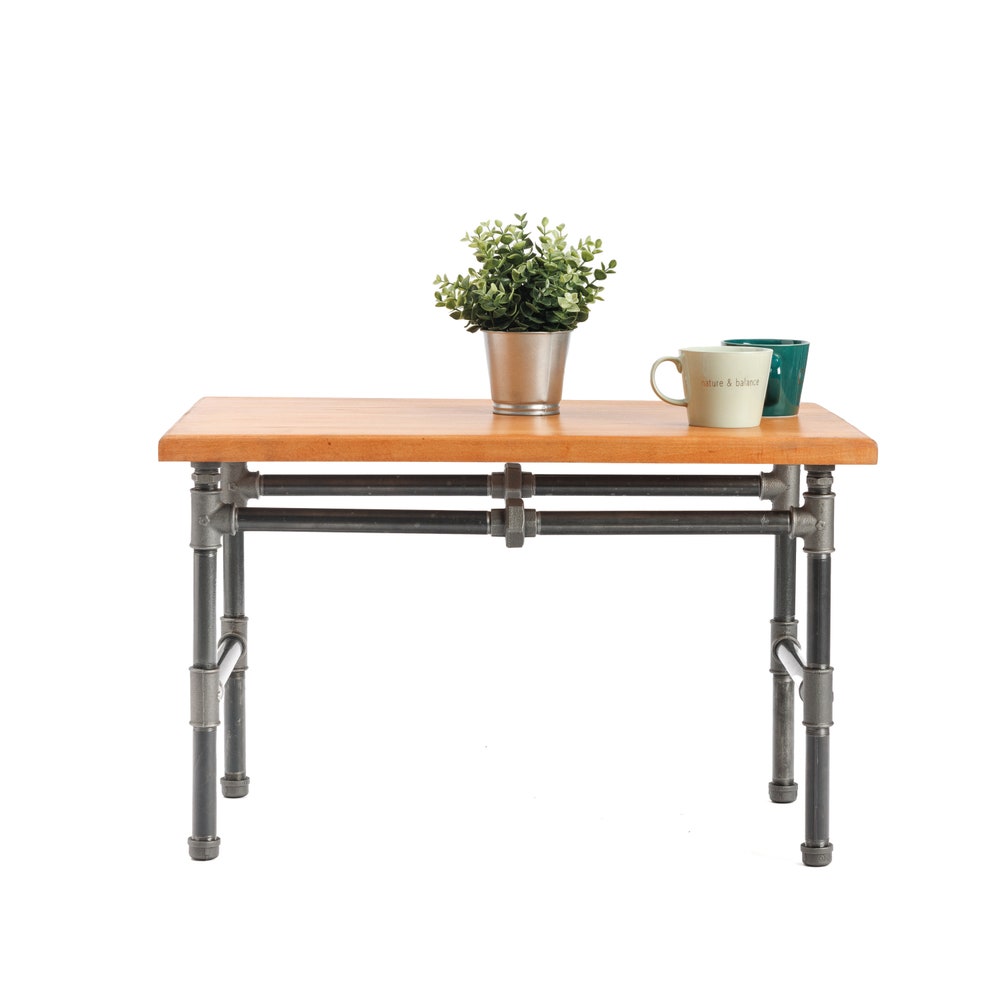 Industrial Pipe table, furniture, handmade, coffee table, round table, diy table, black pipe table, living table
