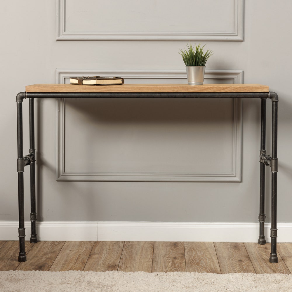 Solid wood Entryway Table, Console, Entryway Furniture,  Industrial Decor,  Rustic Decor, Industrial Pipe, Handmade, Hall table