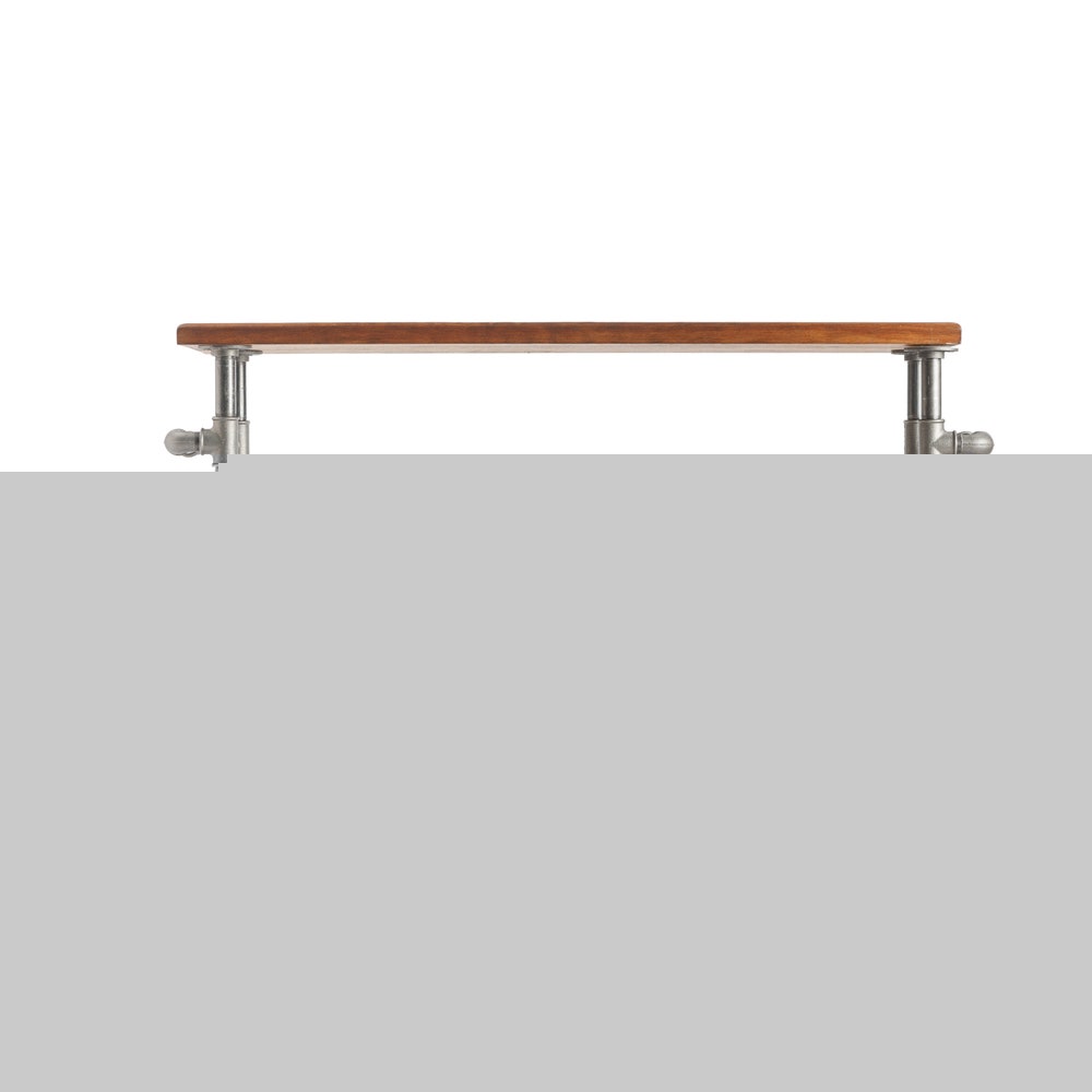 Wood Kitchen Storage Cart, handmade furniture, coffee table, round table, diy table, black pipe table, living table