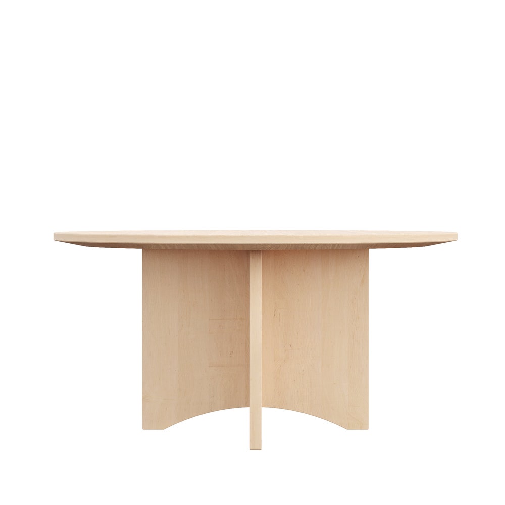 The Taylor Maple Dining Table, round dining table, circle table, solid wood table