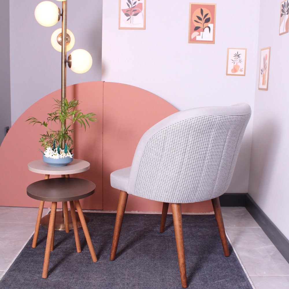 Comfy Dining Wooden Chair for Living Room - Color Options - Customize Handcrafted Furniture - Flexible color Options