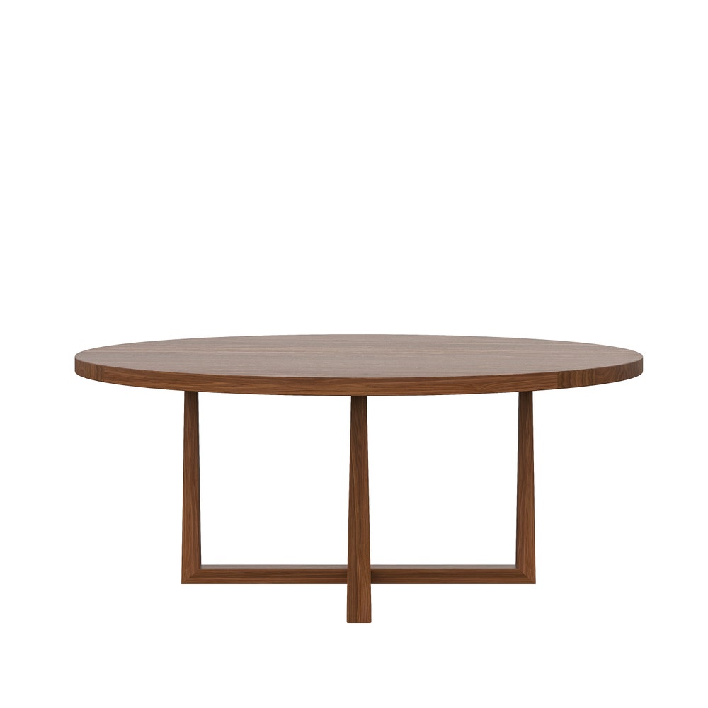 The Florentine Walnut Dining Table, Round Walnut Dining Table