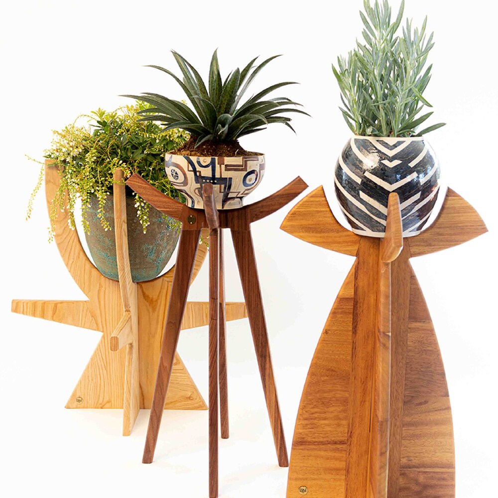 Wedding Gift Wood Plant Stand Office Decor Tall Plant Stand Garden Ornament Plant Stand Indoor Succulent Planter Raised Garden Bed Garden