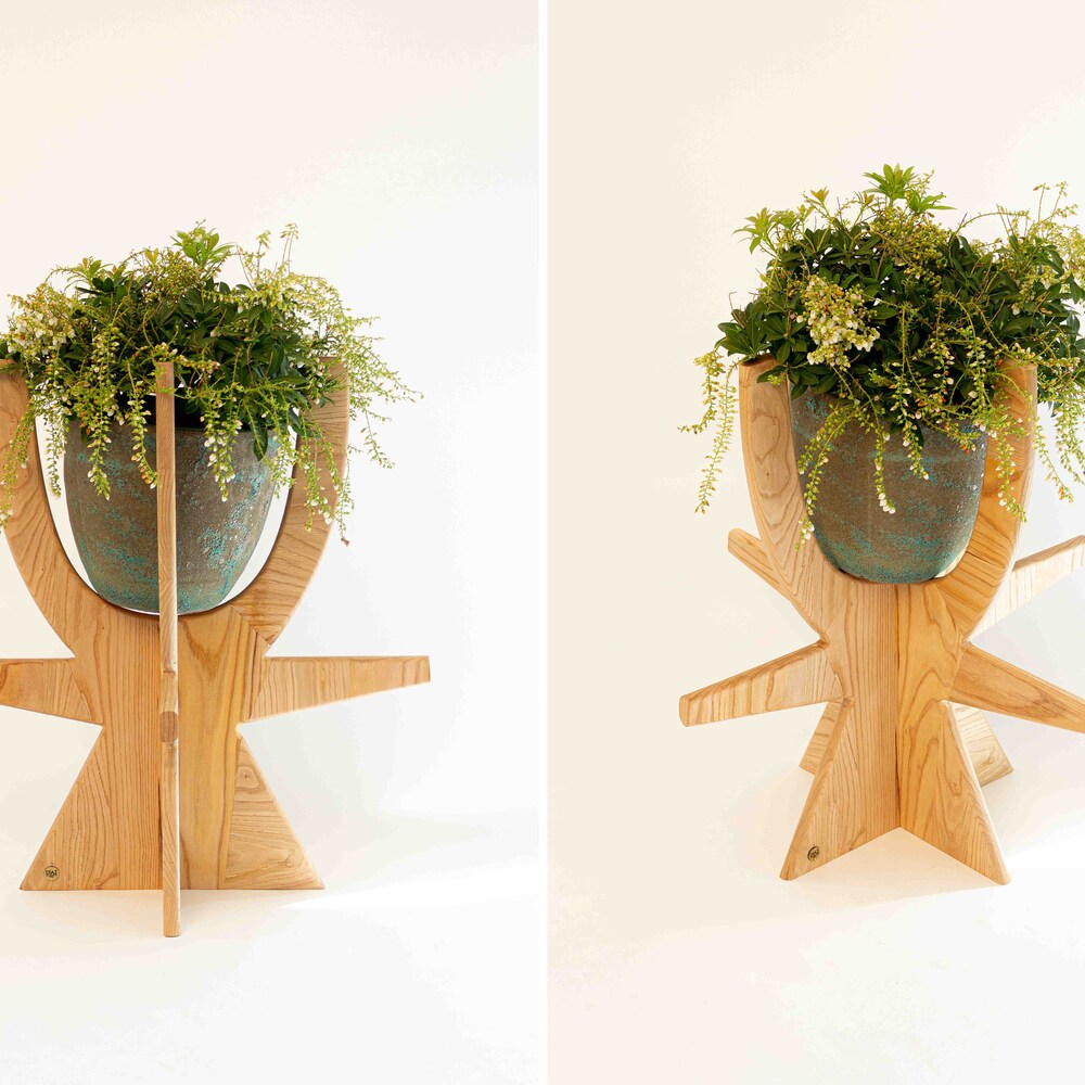 Wedding Gift Wood Plant Stand Office Decor Tall Plant Stand Garden Ornament Plant Stand Indoor Succulent Planter Raised Garden Bed Garden