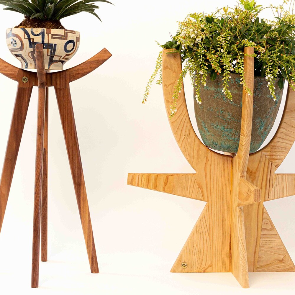 Wedding Gift Wood Plant Stand Office Decor Tall Plant Stand Garden Ornament Plant Stand Indoor Succulent Planter Raised Garden Bed Garden